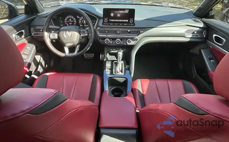 2024 Acura Integra A-Spec из США, поврежденный, VIN 19UDE4H3XRA006339